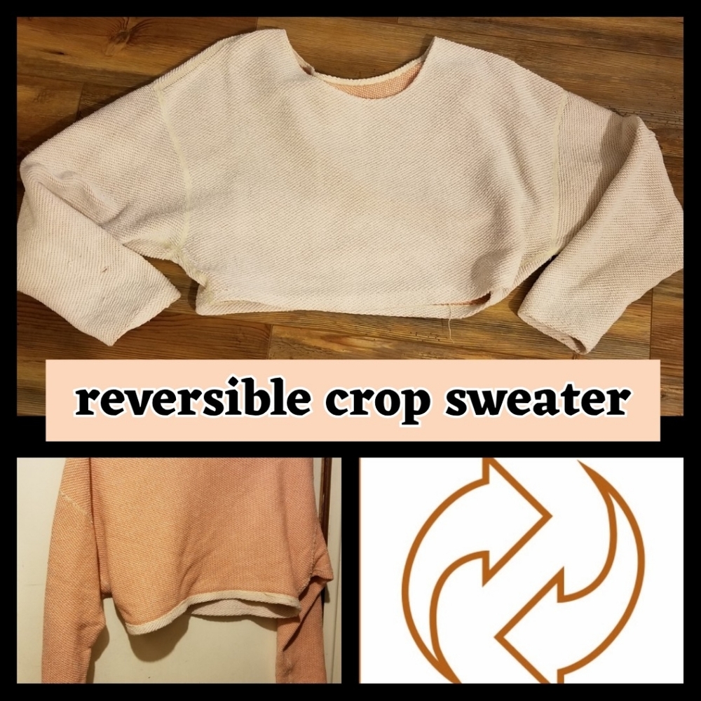 Reversible Cropped Sweater M/L